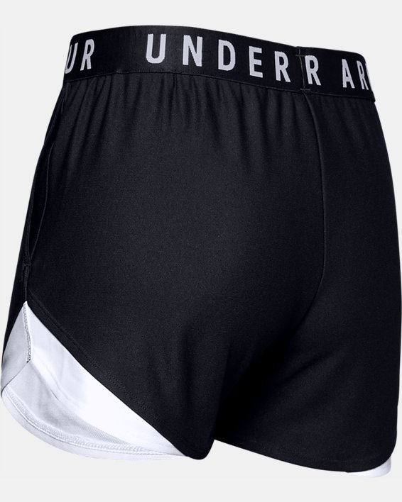 Women's UA Play Up Shorts 3.0, Black, pdpMainDesktop image number 5